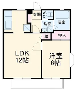 フロイディーハイツ【2階】の間取り
