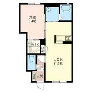 シュシュ・ド・メゾンI【1階】の間取り