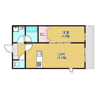 PASTORALE千里中央【1階】の間取り