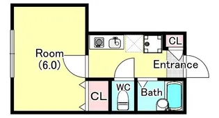 レジュール高砂【1階】の間取り