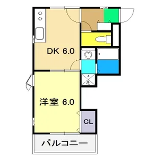 ドルチェ長崎【3階】の間取り