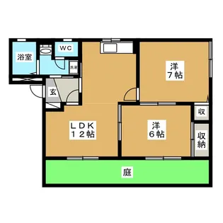 ソフィアローズ B【2階】の間取り