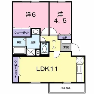 サン・イーストヒル【3階】の間取り