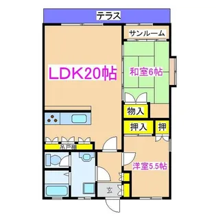 SHANGRI-LA【1階】の間取り