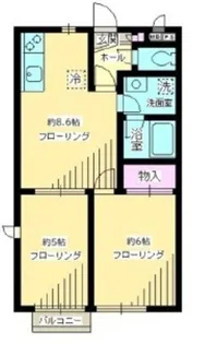 クレールアイC【2階】の間取り