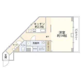 キャッスルマンション代官山(0005713)【3階】の間取り
