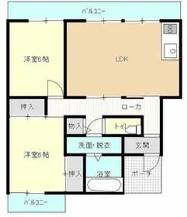 ルミナス【4階】の間取り