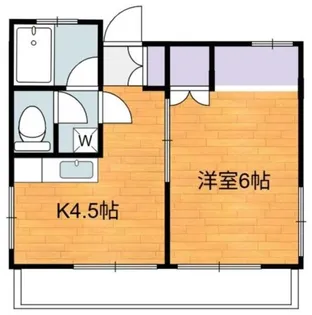 サンハイツ増田【2階】の間取り