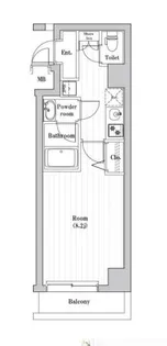 パティーナ住吉Tria【2階】の間取り