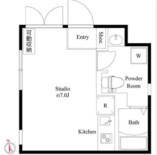 CERES北千住【2階】の間取り