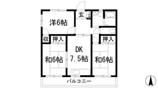 第ニ久保マンション【1階】の間取り