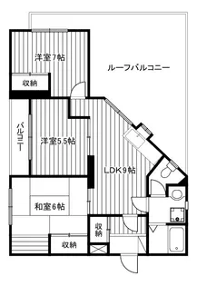 ヴェルデューラ【5階】の間取り