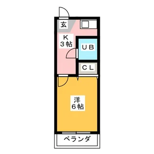 新栄マンションさくら【3階】の間取り