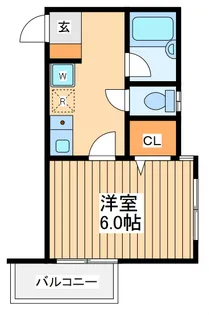 アイ・アム溝の口ウエスト【2階】の間取り