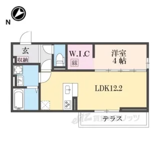 collina一里山【1階】の間取り