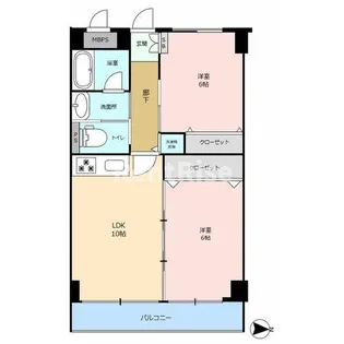 AZbeans【3階】の間取り