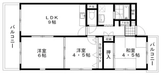 ベルコトゥ新芦屋【2階】の間取り