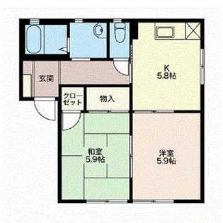 メゾン コンフォール【1階】の間取り