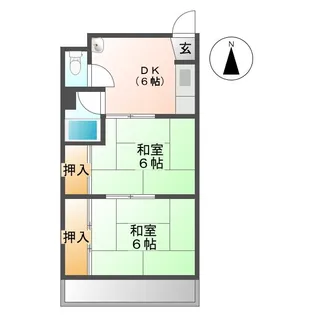 松岡ビル【4階】の間取り