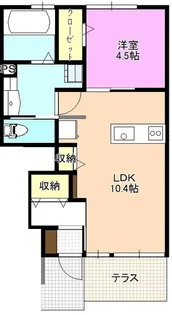 エル・カーサMIWA【1階】の間取り