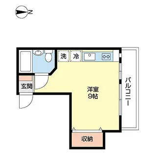 アクアコート麻布【3階】の間取り