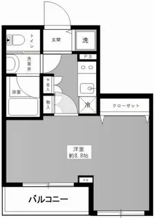 ブライズ浅草【4階】の間取り