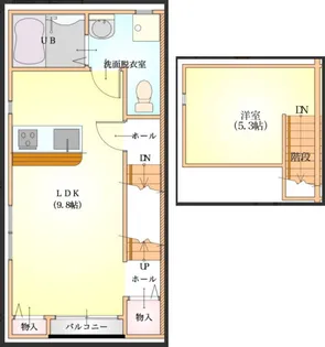 ミッションヒルズ II【2階】の間取り