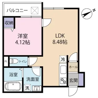 Imperial今博多【2階】の間取り