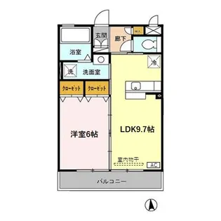 チューリップ フィールド【2階】の間取り