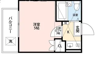 メゾーネ平和台B棟【2階】の間取り