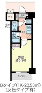 グランダジュール八丁堀【4階】の間取り