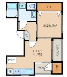 H.M【2階】の間取り
