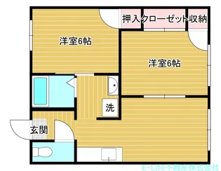 ジャスティス菊陽【1階】の間取り
