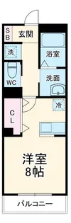 メゾン・ハイテクノ【1階】の間取り