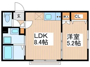 レモン【1階】の間取り