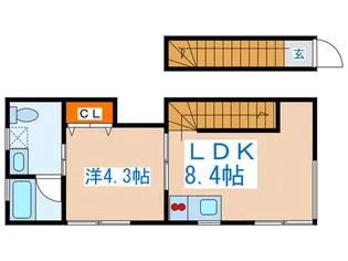 ブランシュ-ル【2階】の間取り
