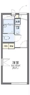 レオパレスサザングリーン【1階】の間取り