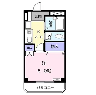 アネックスK【2階】の間取り