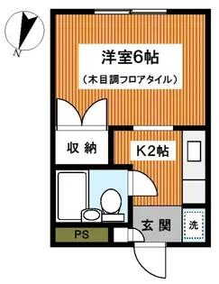 ライブラK【1階】の間取り