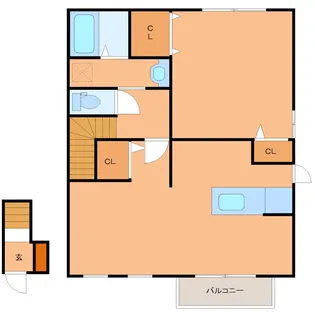 メゾンド・キクチ東石岡【2階】の間取り