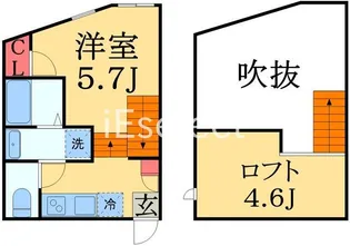 RIZEST幕張【2階】の間取り
