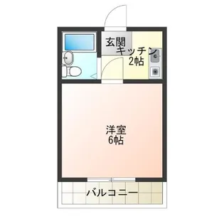セラ岸ノ里【2階】の間取り