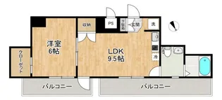 メゾンドカムリ【9階】の間取り