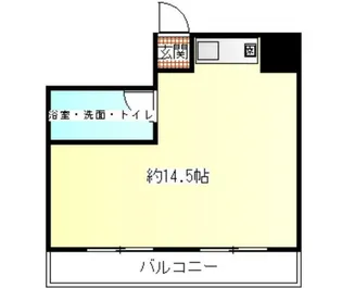 鶯谷永谷マンション【7階】の間取り