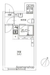 CITY WALK北赤羽【2階】の間取り
