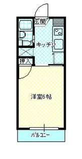 ディアコート【2階】の間取り