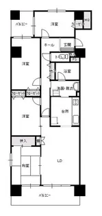 ユメックスマンション夢咲【2階】の間取り