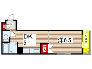 パステルハイム【4階】の間取り