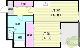 OURAIビル【5階】の間取り