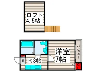 西新井ヴィラ-ジュ【1階】の間取り